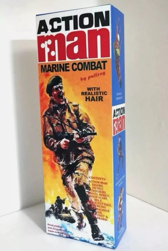 Vintage action man marine - action,