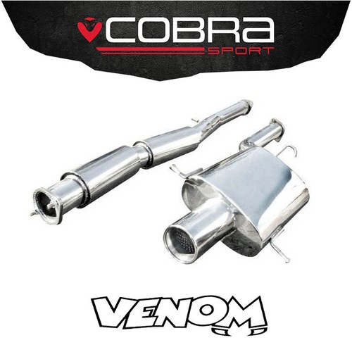Cobra exhaust cat back - cobra, 3"