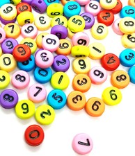 100-1000pcs 7mm Flat Round