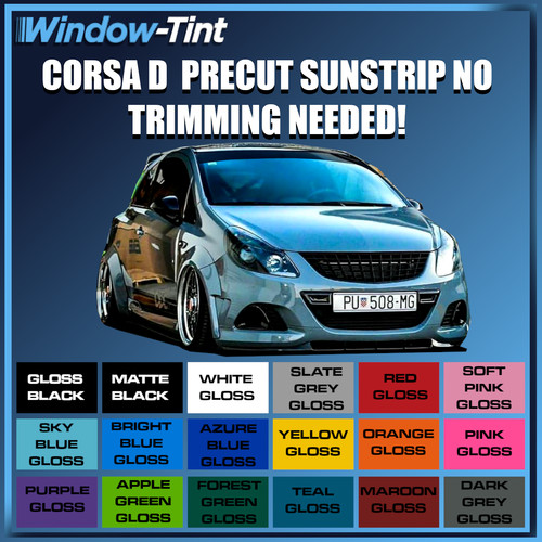 Pre cut sunstrip for - for, vauxhall