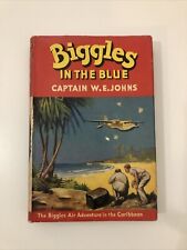 Biggles In The Blue 1st Edition First Print Impression 1953 Captain W.E.Johns