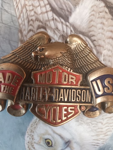 Harley davidson brass belt - davidson,