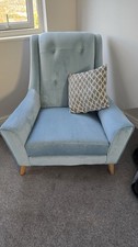 Beautiful Accent Armchair Velvet with Cushion. Soft and Extremely Comfy