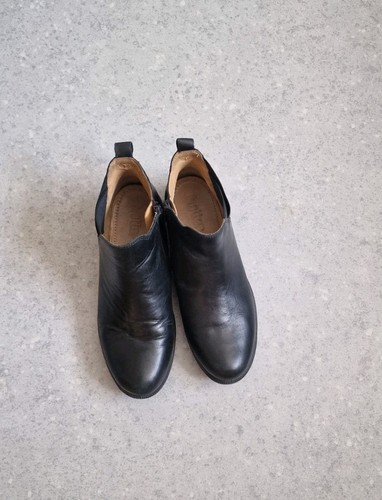 Hotter black leather york exf - hotter,