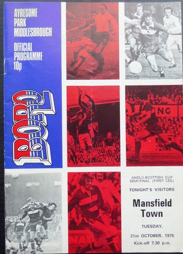 Middlesbrough mansfield town - middlesbrough,