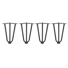 20cm 4x Wrought Iron Table Leg