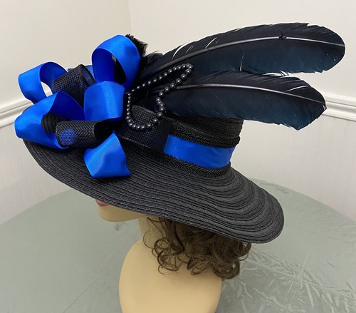 Ladies wide brim victorian - victorian, hat