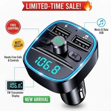 Car Wireless Bluetooth 5.0 FM