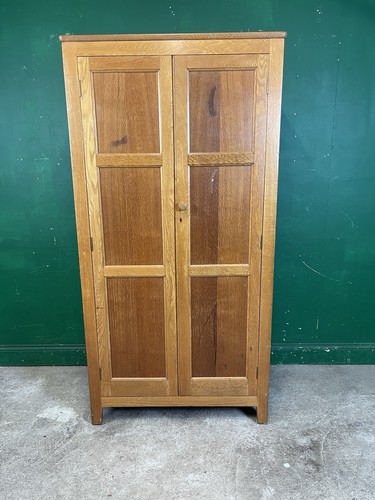 Vintage door oak wardrobe - 2,