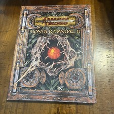 Monster Manual II Dungeons and Dragons 3rd DnD 3E 3.0 D&D Roleplaying Game RPG