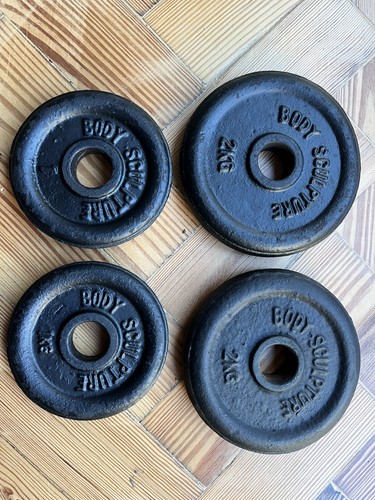Weight plates 2kg 1kg - plates, 2x