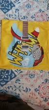 #4 The Jam / Weller Whaam Pop Art Rickenbacker 330  guitar cushion cover NEW 😎