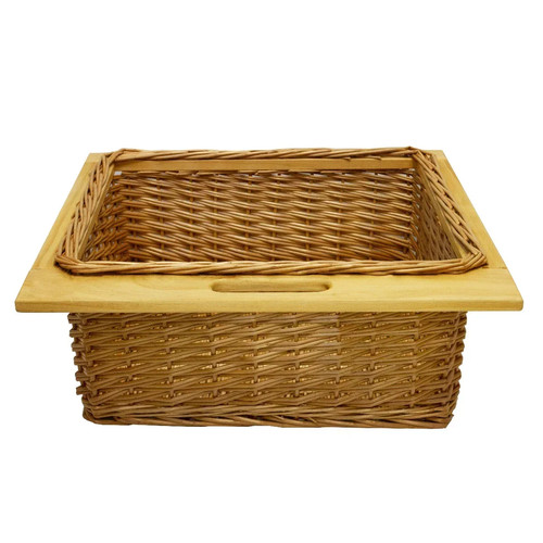 Pull out wicker basket - pull,