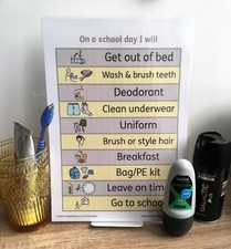 Back to school daily routine