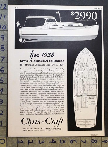 1935 chris craft motorboat - 1935, chris-craft