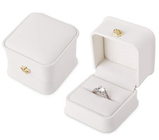 Wedding ring box white - wedding,