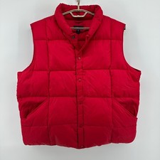 Lands End Mens XL Red Down