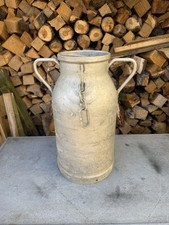 vintage French Aluminium Milk churn