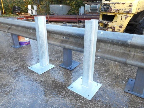 Crash barrier armco post - armco,