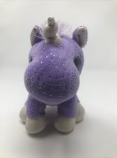 aurora plush purple unicorn