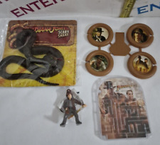 Joblot Of 4 Indiana Jones 'Magazine' Toys - Snake, Mini Game, Bag Charm, Flicker