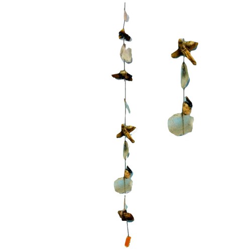 Driftwood capiz seashell - driftwood,