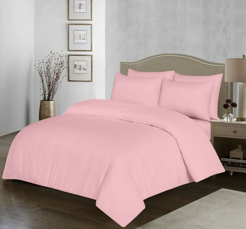 Plain reversible duvet cover - reversible,