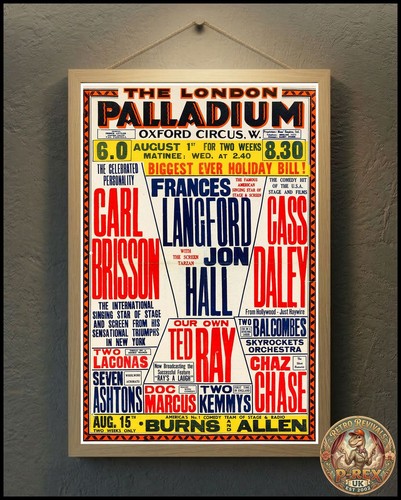 London palladium cass daley - london,