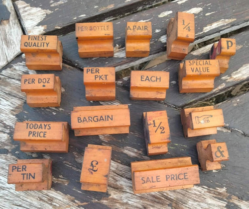 Vintage printers blocks - vintage,