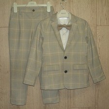 Next Boys Brown Check Trousers