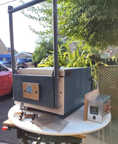 Front loading kiln with - front-loading,