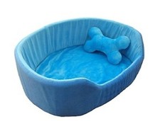 Dog cat bed oval heated - bed-,
