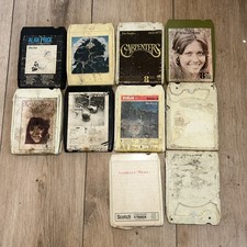 Job Lot Of 10, 8 Track Tapes