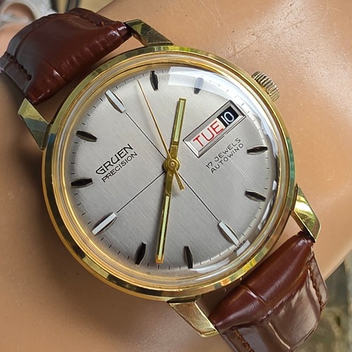 Vintage gruen men automatic - men's,