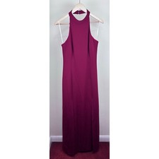 Jarlo Red Halter Neck Maxi