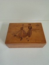 Vintage Wooden Trinket Box