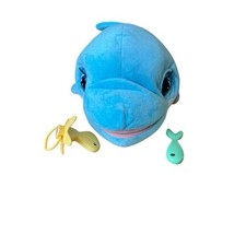 BluBlu The Baby Dolphin Interactive Plush Toy With Fish And Pacifier