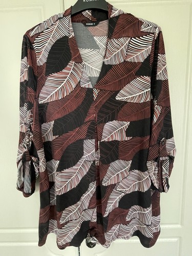 Roman originals leaf print - leaf,