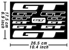 GT Decals Stickers Bicycle