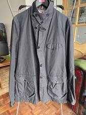 Barbour Dept B Commander Wax Jacket Mens Medium Blue Beacon Sports Bond Skyfall