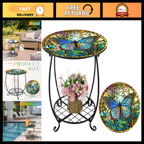 Round mosaic outdoor - mosaic,