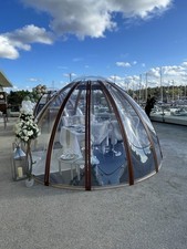 Social Bubble Pods - Garden Igloo Dome Tent Greenhouse, 3.6m, waterproof 