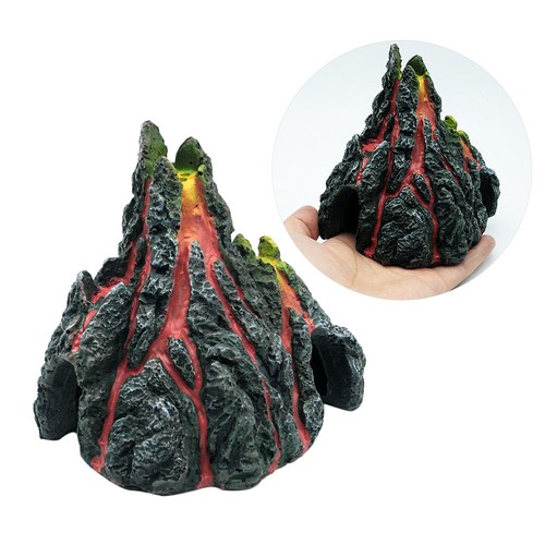 Artificial volcano for fish - for,