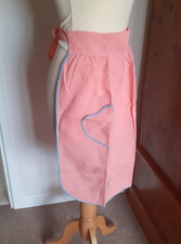 Vintage pretty LINEN APRON -
