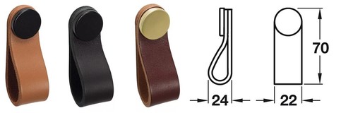 Loop pull handle - 70m, x