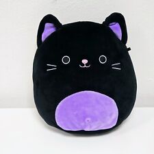 Squishmallows Autumn Cat Black Purple Halloween Soft Plush 7" - 8"