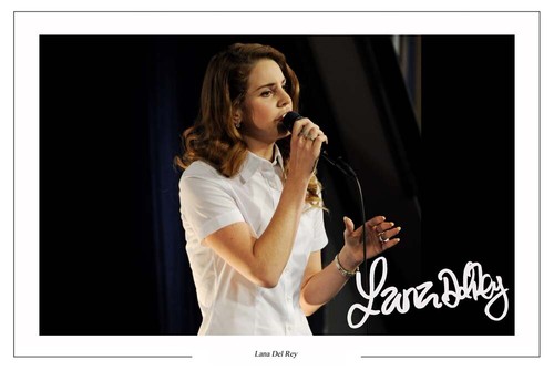 Lana del rey signed photo - rey,
