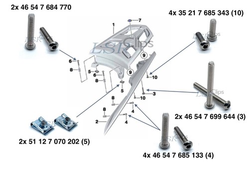 Rear passenger luggage - rear,