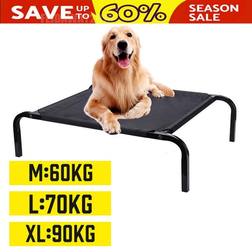 Elevated dog bed pet - elevated, cat
