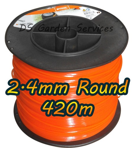 Strimmer line 4mm round x - 2.4mm,